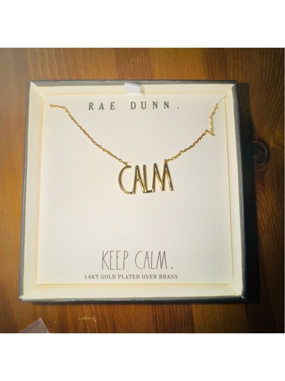 Rae Dunn calm necklace